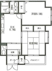 サンシャインヴィラの物件間取画像